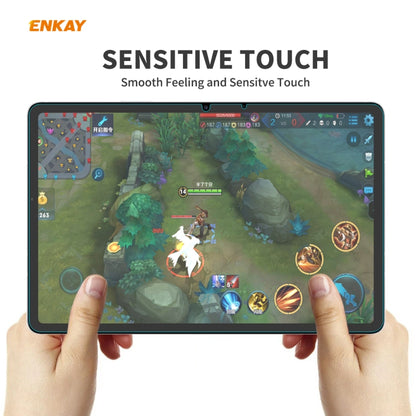 สำหรับ Samsung Galaxy Tab S7 ENKAY Hat-Prince 0.33mm 9H ความแข็งพื้นผิว 2.5D ตัวป้องกันกระจกนิรภัยป้องกันการระเบิด