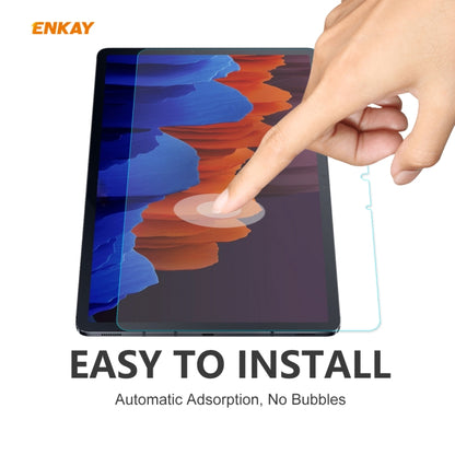 สำหรับ Samsung Galaxy Tab S7 ENKAY Hat-Prince 0.33mm 9H ความแข็งพื้นผิว 2.5D ตัวป้องกันกระจกนิรภัยป้องกันการระเบิด