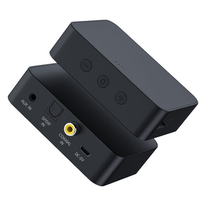 T6 บลูทูธ 5.0 คอมพิวเตอร์ทีวีเครื่องส่งสัญญาณ Fiber coaxial AUX มัลติฟังก์ชั่น TF Card HiFI Bluetooth Audio เครื่องส่งสัญญาณ