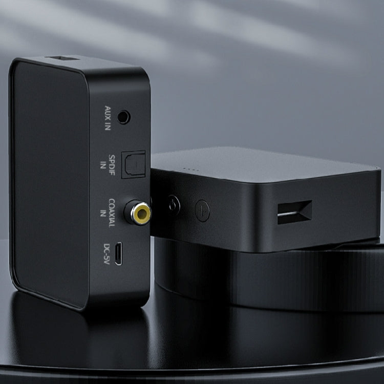 T6 บลูทูธ 5.0 คอมพิวเตอร์ทีวีเครื่องส่งสัญญาณ Fiber coaxial AUX มัลติฟังก์ชั่น TF Card HiFI Bluetooth Audio เครื่องส่งสัญญาณ