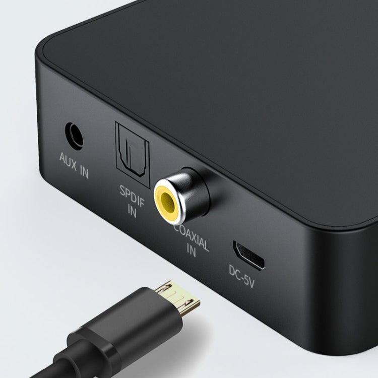 T6 บลูทูธ 5.0 คอมพิวเตอร์ทีวีเครื่องส่งสัญญาณ Fiber coaxial AUX มัลติฟังก์ชั่น TF Card HiFI Bluetooth Audio เครื่องส่งสัญญาณ