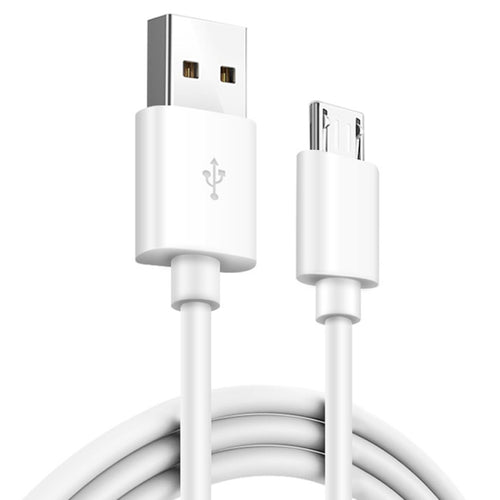 2.4A USB ชายกับไมโคร USB ชายอินเตอร์เฟซสายชาร์จความยาว: 1 เมตร (สีขาว), 1m
