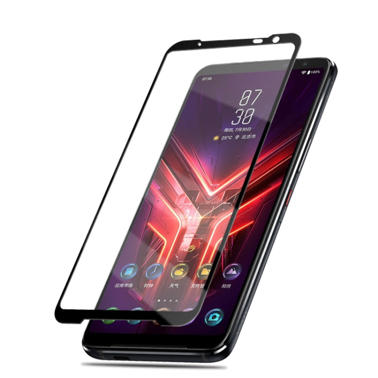 สำหรับ Asus Rog โทรศัพท์ 3 mocolo 0.33 มิลลิเมตร 9 H 2.5D เต็มกาวฟิล์มกระจกนิรภัย