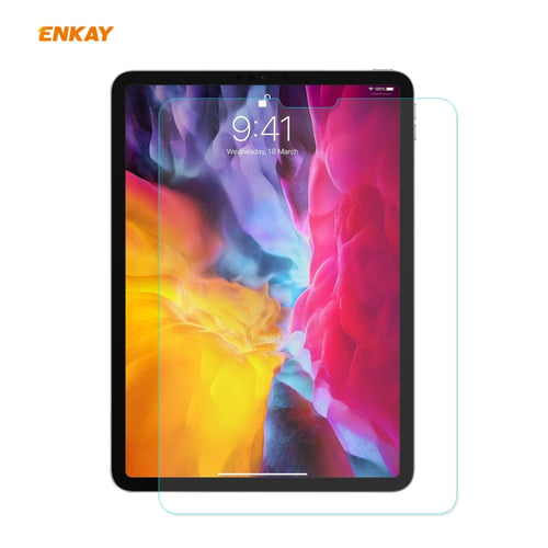 สำหรับ iPad Pro 11 2020/2018 2 ชิ้น ENKAY Hat-Prince 0.33mm 9H ความแข็งพื้นผิว 2.5D ตัวป้องกันกระจกนิรภัยป้องกันการระเบิด, For iPad Pro 11 2022 / 2021 / 2020 / 2018(2pcs)