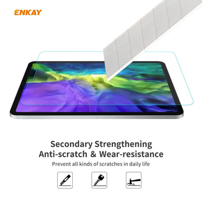 สำหรับ iPad Pro 11 2020/2018 2 ชิ้น ENKAY Hat-Prince 0.33mm 9H ความแข็งพื้นผิว 2.5D ตัวป้องกันกระจกนิรภัยป้องกันการระเบิด, For iPad Pro 11 2022 / 2021 / 2020 / 2018(2pcs)