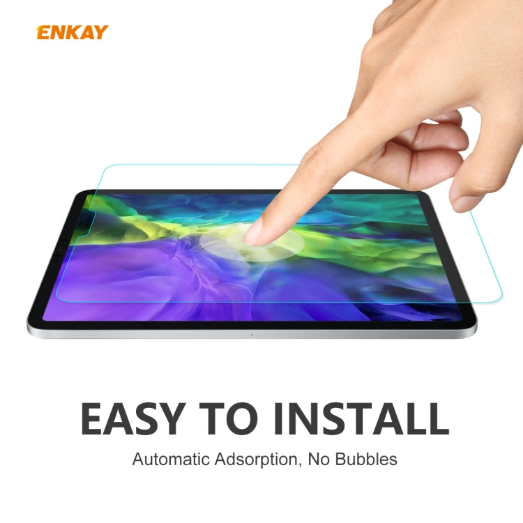 สำหรับ iPad Pro 11 2020/2018 2 ชิ้น ENKAY Hat-Prince 0.33mm 9H ความแข็งพื้นผิว 2.5D ตัวป้องกันกระจกนิรภัยป้องกันการระเบิด, For iPad Pro 11 2022 / 2021 / 2020 / 2018(2pcs)