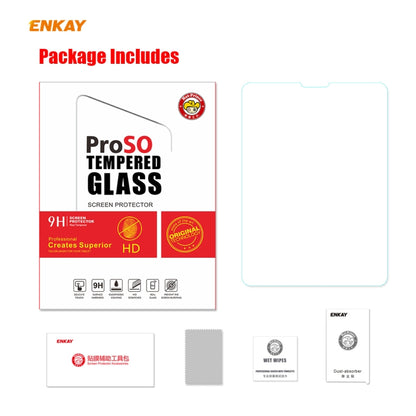 สำหรับ iPad Pro 11 2020/2018 2 ชิ้น ENKAY Hat-Prince 0.33mm 9H ความแข็งพื้นผิว 2.5D ตัวป้องกันกระจกนิรภัยป้องกันการระเบิด, For iPad Pro 11 2022 / 2021 / 2020 / 2018(2pcs)