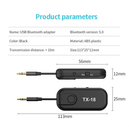 CSR8670 Bluetooth 5.0 การรับและส่งเสียงไร้สาย AptX AptxLL แบบสองในหนึ่งเดียวรองรับ One-Drag-Two, TX18