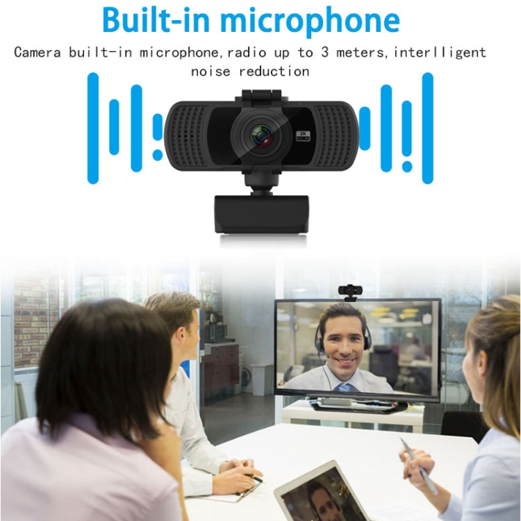 Richwell PC-06 มินิ 360 องศาหมุน 4.0 MP HD ออโต้โฟกัสเว็บแคมพีซีพร้อมไมโครโฟนลดเสียงรบกวน