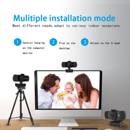 Richwell PC-06 มินิ 360 องศาหมุน 4.0 MP HD ออโต้โฟกัสเว็บแคมพีซีพร้อมไมโครโฟนลดเสียงรบกวน