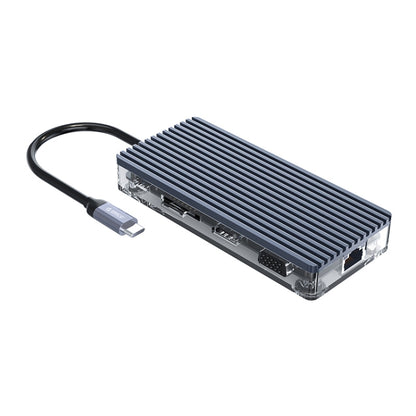 ORICO WB-11P 10 ใน 1 Type-C ฮับโปร่งใส, WB-11P