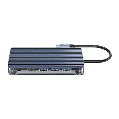 ORICO WB-11P 10 ใน 1 Type-C ฮับโปร่งใส, WB-11P