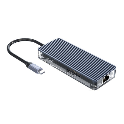 ORICO WB-8P 8-in-1 Type-C ฮับโปร่งใส, WB-8P
