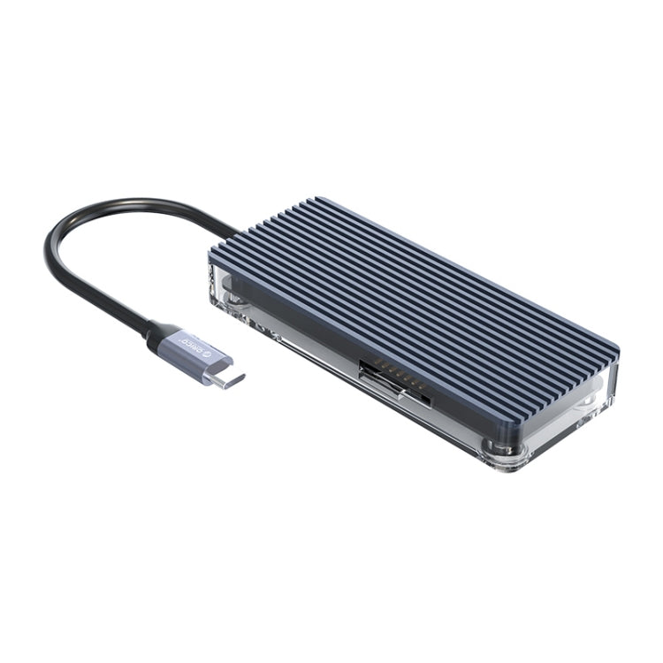 ORICO 6 in 1 Type-C ฮับโปร่งใส, WB-6TS