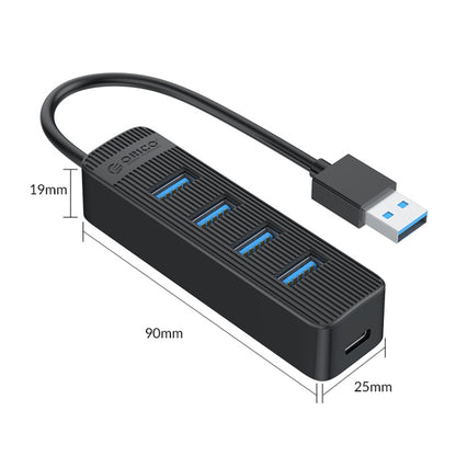 ORICO TWU3-4A-BK ฮับ USB 3.0 4 พอร์ต, TWU3-4A