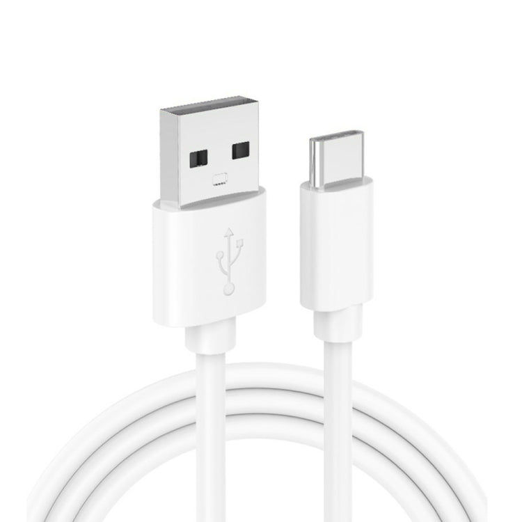 SDC-30W 2 in 1 USB เป็น USB-C / Type-C สายเคเบิลข้อมูล + 30W QC 3.0 USB 2.4A พอร์ต USB คู่ 2.0 โทรศัพท์มือถือแท็บเล็ตพีซี Universal Quick Charger Travel Charger Set, US Plug, with USB-C / Type-C Cable, US Plug