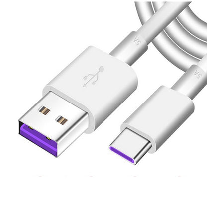 SDC-30W 2 in 1 USB เป็น USB-C / Type-C สายเคเบิลข้อมูล + 30W QC 3.0 USB 2.4A พอร์ต USB คู่ 2.0 โทรศัพท์มือถือแท็บเล็ตพีซี Universal Quick Charger Travel Charger Set, UK Plug, with USB-C / Type-C Cable, UK Plug