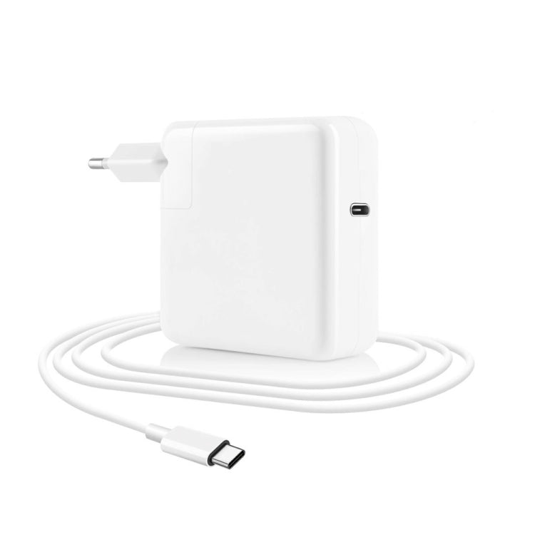 2 in 1 PD3.0 30W USB-C / Type-C Travel Charger พร้อมเท้าที่ถอดออกได้ PD3.0 3A USB-C / Type-C ถึง USB-C / Type-C ชุดสายเคเบิลข้อมูลชาร์จเร็ว, ความยาวสายเคเบิล: 1 ม.,ปลั๊กสหภาพยุโรป, 1m EU Plug