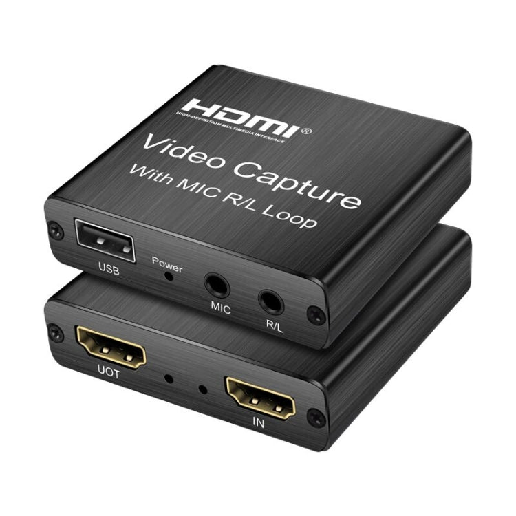การ์ดจับภาพวิดีโอ HD 1080P 4K HDMI กล่องจับภาพวิดีโอ HDMI เป็น USB 2.0