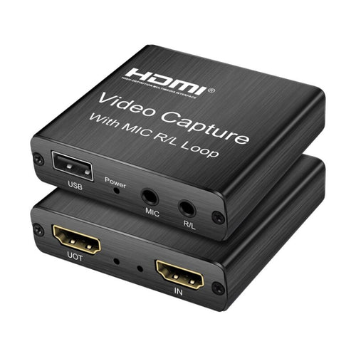 การ์ดจับภาพวิดีโอ HD 1080P 4K HDMI กล่องจับภาพวิดีโอ HDMI เป็น USB 2.0