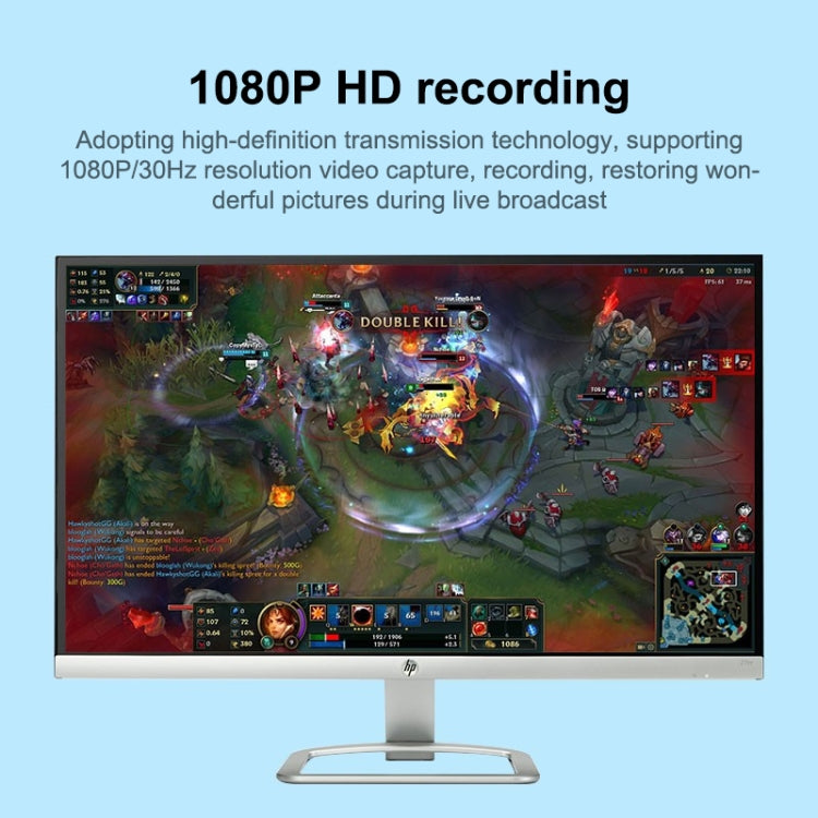 การ์ดจับภาพวิดีโอ HD 1080P 4K HDMI กล่องจับภาพวิดีโอ HDMI เป็น USB 2.0