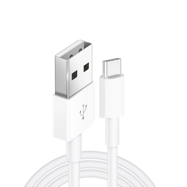 XJ016 2.4A USB ชายกับ TypeC / USBC ชายอินเตอร์เฟซการชาร์จอย่างรวดเร็วสายเคเบิลข้อมูลความยาว: 3 ม., Type-C / USB-C