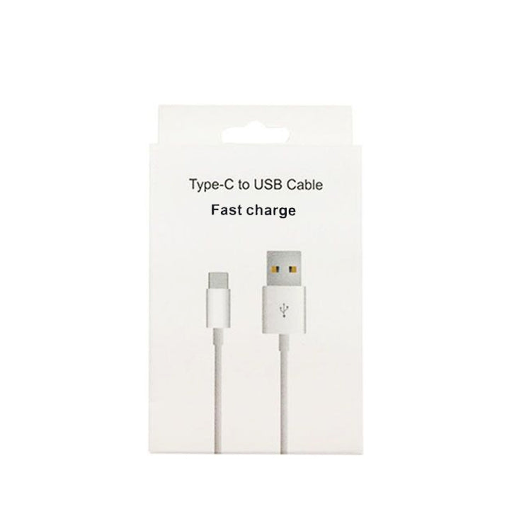 XJ016 2.4A USB ชายกับ TypeC / USBC ชายอินเตอร์เฟซการชาร์จอย่างรวดเร็วสายเคเบิลข้อมูลความยาว: 3 ม., Type-C / USB-C