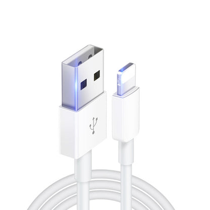 XJ-017 3A USB ชายถึง 8 พินสายเคเบิลข้อมูลการชาร์จอย่างรวดเร็วชายความยาว: 1 ม, 1m