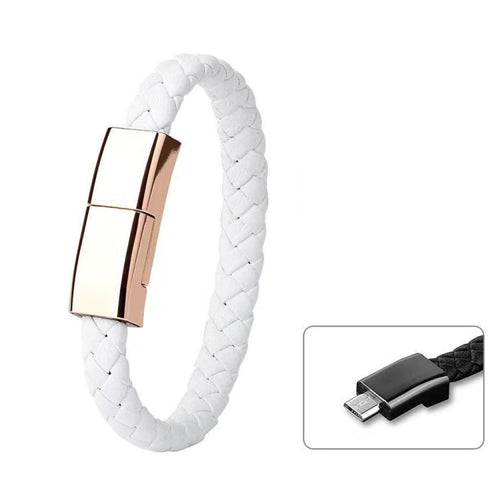 XJ-26 2.4A USB to Micro USB Creative Bracelet สายเคเบิลข้อมูล, ความยาวสายเคเบิล: 22.5 ซม., XJ-26 Micro USB, 22.5cm Micro USB
