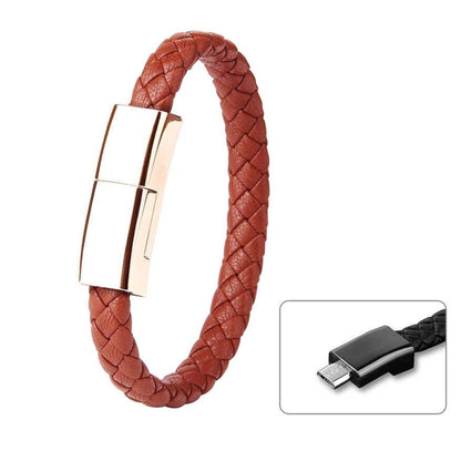 XJ-26 2.4A USB to Micro USB Creative Bracelet สายเคเบิลข้อมูล, ความยาวสายเคเบิล: 22.5 ซม., XJ-26 Micro USB, 22.5cm Micro USB