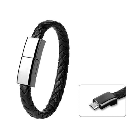 XJ-26 2.4A USB to Micro USB Creative Bracelet สายเคเบิลข้อมูล, ความยาวสายเคเบิล: 22.5 ซม., XJ-26 Micro USB, 22.5cm Micro USB