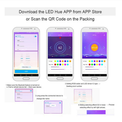SP110E บลูทูธ Pixel Light Controller WS2811 WS2812B WS2812 dimmer SK6812 RGB RGBW APA102 WS2801 พิกเซล LED Strip IOS Android
