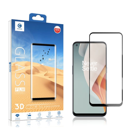 สำหรับ OnepPlus Nord N10 5G mocolo 0.33mm 9H 3D Full กาวโค้งแบบเต็มหน้าจอฟิล์มกระจกนิรภัย, For OnepPlus Nord N10 5G