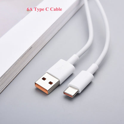 XJ-042 6A USB to USB-C / Type-C สายเคเบิลข้อมูลการชาร์จอย่างรวดเร็ว, ความยาว: 2 ม., 2m