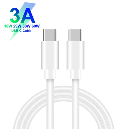 XJ-47 3A USB-C / Type-C ถึง USB-C / Type-C สายเคเบิลข้อมูลการชาร์จอย่างรวดเร็ว, ความยาว: 1 ม.