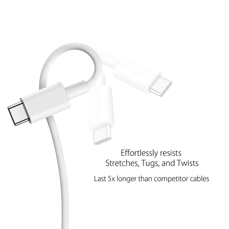 XJ-47 3A USB-C / Type-C ถึง USB-C / Type-C สายเคเบิลข้อมูลการชาร์จอย่างรวดเร็ว, ความยาว: 1 ม.