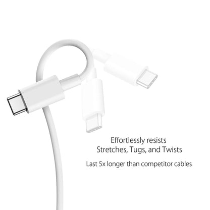 XJ-47 3A USB-C / Type-C ถึง USB-C / Type-C สายเคเบิลข้อมูลการชาร์จอย่างรวดเร็ว, ความยาว: 1 ม.