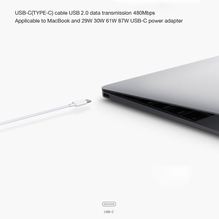 XJ-47 3A USB-C / Type-C ถึง USB-C / Type-C สายเคเบิลข้อมูลการชาร์จอย่างรวดเร็ว, ความยาว: 1 ม.