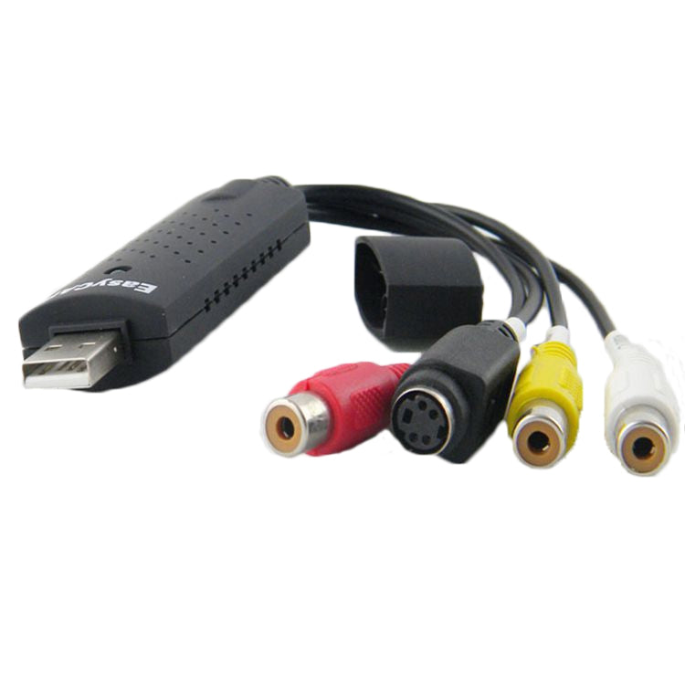 วิดีโอ USB 2.0 แบบพกพา + เสียงขั้วต่อ RCA หญิงถึงหญิงสำหรับทีวี / DVD / VHS รองรับ Vista 64 / win 7 / win 8 / win 10 / Mac OS