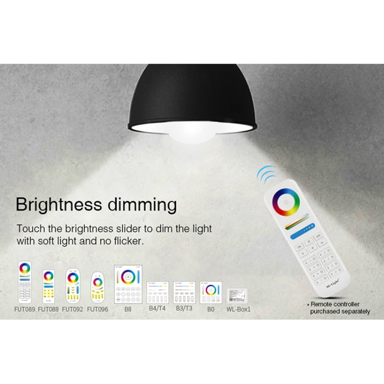 FUT012 E27 9W RGB + CCT หลอดไฟ LED 100V-240V สีรีโมทคอนโทรลสมาร์ทหลอดไฟ WiFi ไร้สาย 2.4G