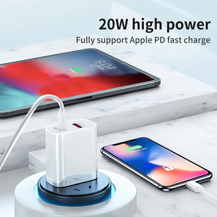 SDC-18W 18W PD QC 3.0 USB ชาร์จเร็วแบบ Dual Universal Travel Charger, ปลั๊ก UK, UK Plug