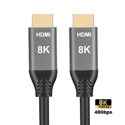 สาย HDMI2.1 8K 120Hz High Dynamic HD ความยาวสายเคเบิล: 1 ม, 120Hz 1m