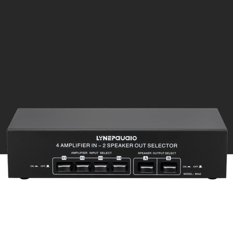 4 อินพุต 2 เอาต์พุต Power Amplifier และลำโพง Switcher สวิตช์ลำโพง Splitter Comparator 300W ต่อช่องโดยไม่สูญเสียคุณภาพเสียง, 4 In 2 Out