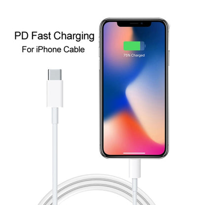 A2344 20W PD 3.0 Type-C / USB-C ที่ชาร์จสำหรับเดินทางแบบพับได้ + USB-C / Type-C ถึง 8 Pin ชุดสายเคเบิลข้อมูลการชาร์จอย่างรวดเร็ว, ปลั๊ก UK, ความยาว: 1 ม., 20W 8 Pin Length: 1m