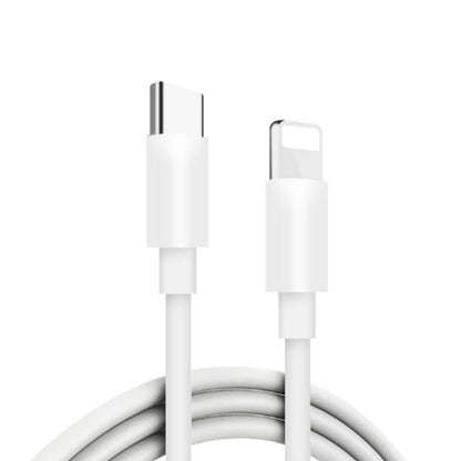 A2344 20W PD 3.0 Type-C / USB-C ที่ชาร์จสำหรับเดินทางแบบพับได้ + USB-C / Type-C ถึง 8 Pin ชุดสายเคเบิลข้อมูลการชาร์จอย่างรวดเร็ว, ปลั๊ก UK, ความยาว: 1 ม., 20W 8 Pin Length: 1m