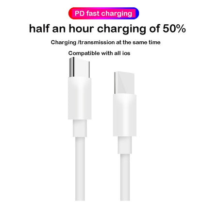 XJ-50 PD 120W 5A USB-C / Type-C เป็น USB-C / Type-C สายเคเบิลข้อมูลการชาร์จอย่างรวดเร็ว, ความยาวสายเคเบิล: 2 ม., 2m