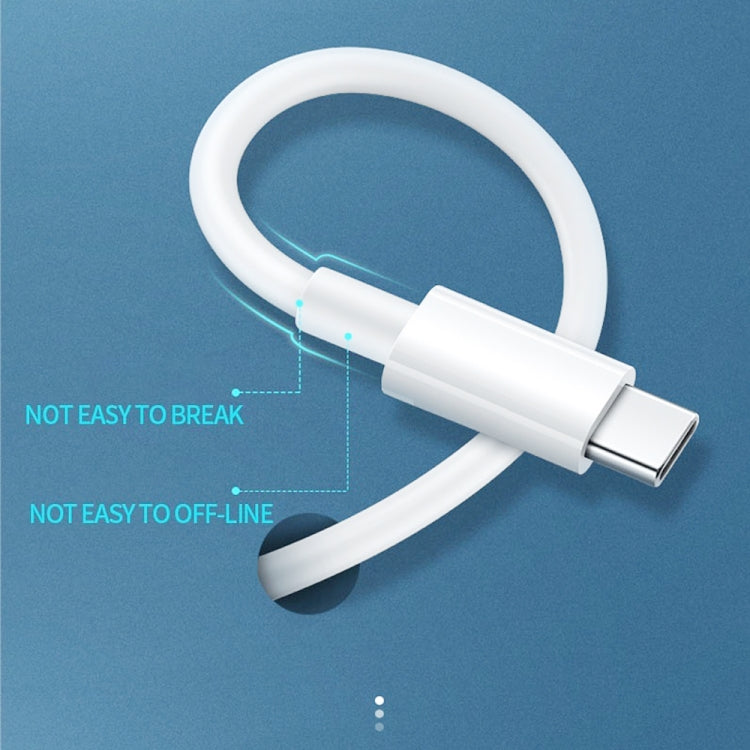 XJ-50 PD 120W 5A USB-C / Type-C เป็น USB-C / Type-C สายเคเบิลข้อมูลการชาร์จอย่างรวดเร็ว, ความยาวสายเคเบิล: 2 ม., 2m