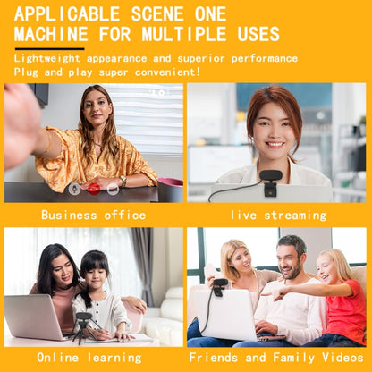C10 2K HD โดยไม่มีการบิดเบือน 360 องศาหมุนสามความเร็วเติมแสง USB ไดรฟ์ฟรีเว็บแคม, ไมโครโฟนในตัวที่ชัดเจนยิ่งขึ้น