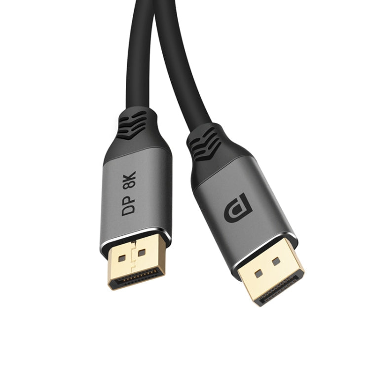 DisplayPort 1.4 8K HDR 60Hz 32.4Gbps สาย DisplayPort สำหรับวิดีโอ / พีซี / แล็ปท็อป / ทีวี ความยาวสายเคเบิล: 1 ม., 1m