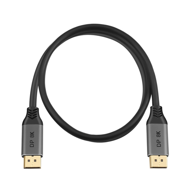 DisplayPort 1.4 8K HDR 60Hz 32.4Gbps สาย DisplayPort สำหรับวิดีโอ / พีซี / แล็ปท็อป / ทีวี ความยาวสายเคเบิล: 1 ม., 1m